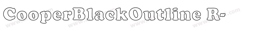 CooperBlackOutline R字体转换 CooperBlackOutline R字体转换